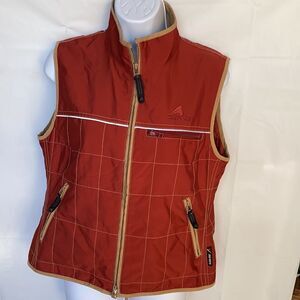 Euro-star ladies zip up lite vest size Med EUC